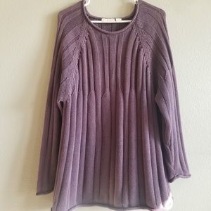 Purple J.Jill Knit Sweater
